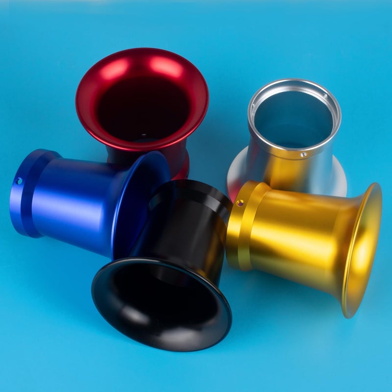 amavoler 50mm Carburetor Air Filter Trumpet Velocity Stack Funnel CNC Alloy Parts Fit for PE VM 21mm,24mm,26mm,28mm,30mm, for Honda Yamaha Kawasaki ATV Dirt Bike Carb Intake Wind Horn Cup. (red) - Image 5